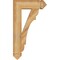 Ekena Millwork Olympic Arts & Crafts Rough Sawn Bracket, Western Red Cedar, 4"W x 16"D x 28"H BKT04X16X28OLY03RWR - alternate 4